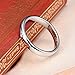 Three Keys Jewelry 4mm White Tungsten Wedding Ring High Polished CZ Inlay Wedding Band Engagement Ring