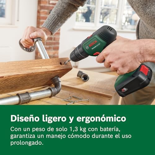Martillo taladrador a batería UniversalImpact 18 (1 batería, sistema de 18 V, en Maletín)