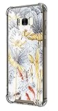 Galaxy S8 Case,Cutebe Shockproof Hard PC+ TPU Bumper Case Scratch-Resistant Cover for Samsung Galaxy S8 (2017) Goldfish