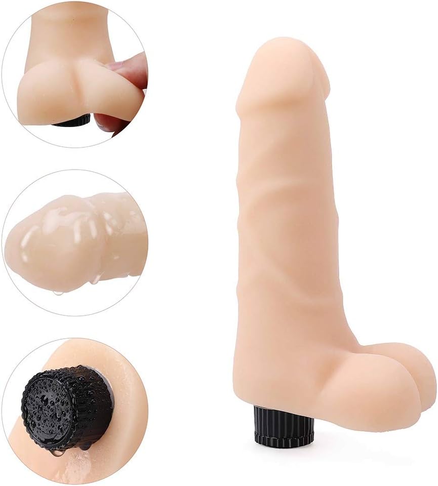 Giussman 7.48 Inch Realistic Ðíl'dɔ Rebbit Vibarting Rechargeable V-Î-B-râtor G S Potter Stīmulâti