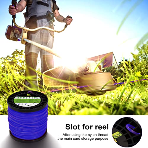 Viabrico Heavy Duty Nylon Wire for Electric Strimmer 200m x 1.6mm…