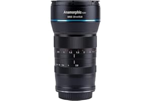 SIRUI 24mm Anamorphic Lens F2.8 1.33X APS-C Camera Lens for MFT Mount, Blue Flare
