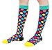 CompressionZ 20-30 mmHg Compression Socks Men & Women - Knee High Support Stockings (Urban Dots, Medium)