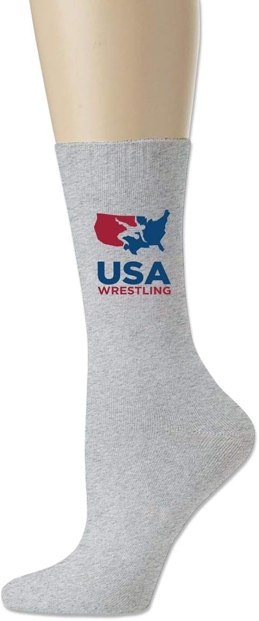 USA Wrestling Crew Socks Men & Women Winter Warm Socks (One Pair