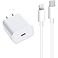 WONGYEAH USB-C Fast Charger [Apple MFi Certified], 20W Power Adapter Wall Charger with 6FT C to Lightning Fast Charging…