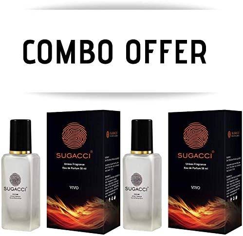 Sugacci Men's Vivo, Eau de Perfume - Pack of 2