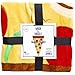 Warm & Snuggly Pizza Shaped Wearable Plush Blanket 22 x 52