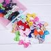 ICObuty Hair Bows for Girls Baby Toddlers Infant Hair Clips Hair Clips Barrette (20 pairs 2 inch)