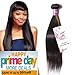 UNice Hair Icenu Series 8A Brazilian Straight Virgin Hair 1 Bundle Unprocessed Human Hair Extensions Weave Natural Color (30, 1B color)