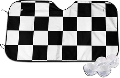 van black and white checkered