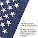 HOOSUN USA Garden Flag, American Garden Flag Embroidered Stars Classic United States Garden Flags Sewn Stripes & Double Stitched 18 x 12 Inch (USA-Embroidered Stars)