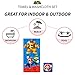 Franco Kids Bath and Beach Towel with Washcloth Set, 50 in x 25 in, Super Mario