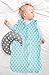 Baby Sleeping Sack, 2 Pack Wearable Blanket (Mint & Elephant) (6-12 Months)