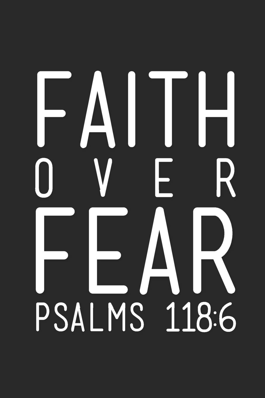 scriptures for faith over fear