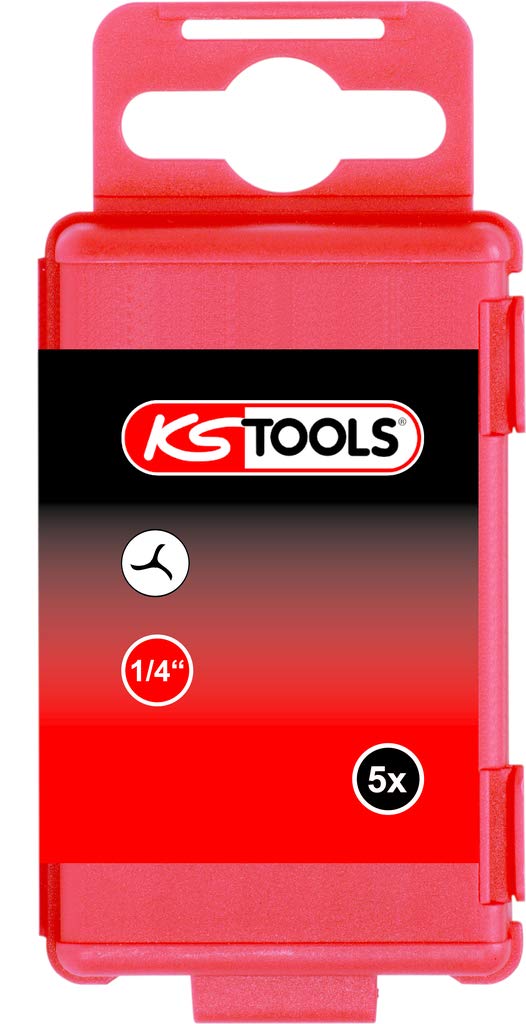 KS Tools 911.8384 1/4" Bit TRIWING, 75mm, 1, Pack of 5