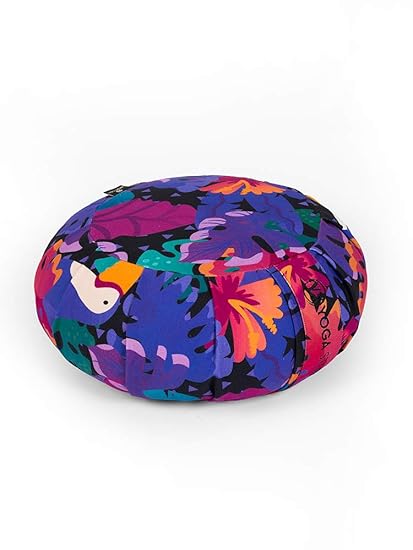 Yoga Studio Zafu - Cojín de meditación (Plisado, Redondo ...