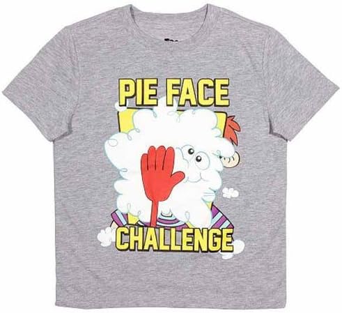 Pie Face Challenge T-Shirt Grey Large