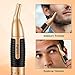 Nose Hair Trimmer Men’s Nose Trimmer 2 in 1 Battery Operated Eyebrow Trimmer for Men AA Battery Included