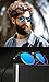 FEIDU Fashion 2 Pairs of Polarized Sunglasses Outdoor Driving Unisex Eyewear (brown/blue, black)