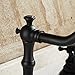 Beelee Deck Mounted Three Holes Double Handles Widespread Bathroom Sink Faucet, Oil Rubbed Bronze