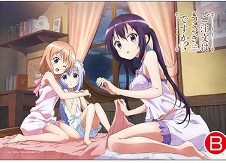 Amazon ご注文はうさぎですか B ココア チノ リゼ アクシア もふもふブランケット アニメ 萌えグッズ 通販