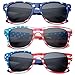 grinderPUNCH Kids American USA Flag Sunglasses for Boys and Girls Ages 3-10