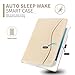 KVAGO iPad Case for New 2018/2017 iPad 9.7 inch -Auto Sleep Wake Smart Case Cover with Pencil Holder for iPad 6th Gen, iPad 5th Gen -Gold