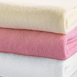 Chums Stretch Terry Fitted Sheets White
