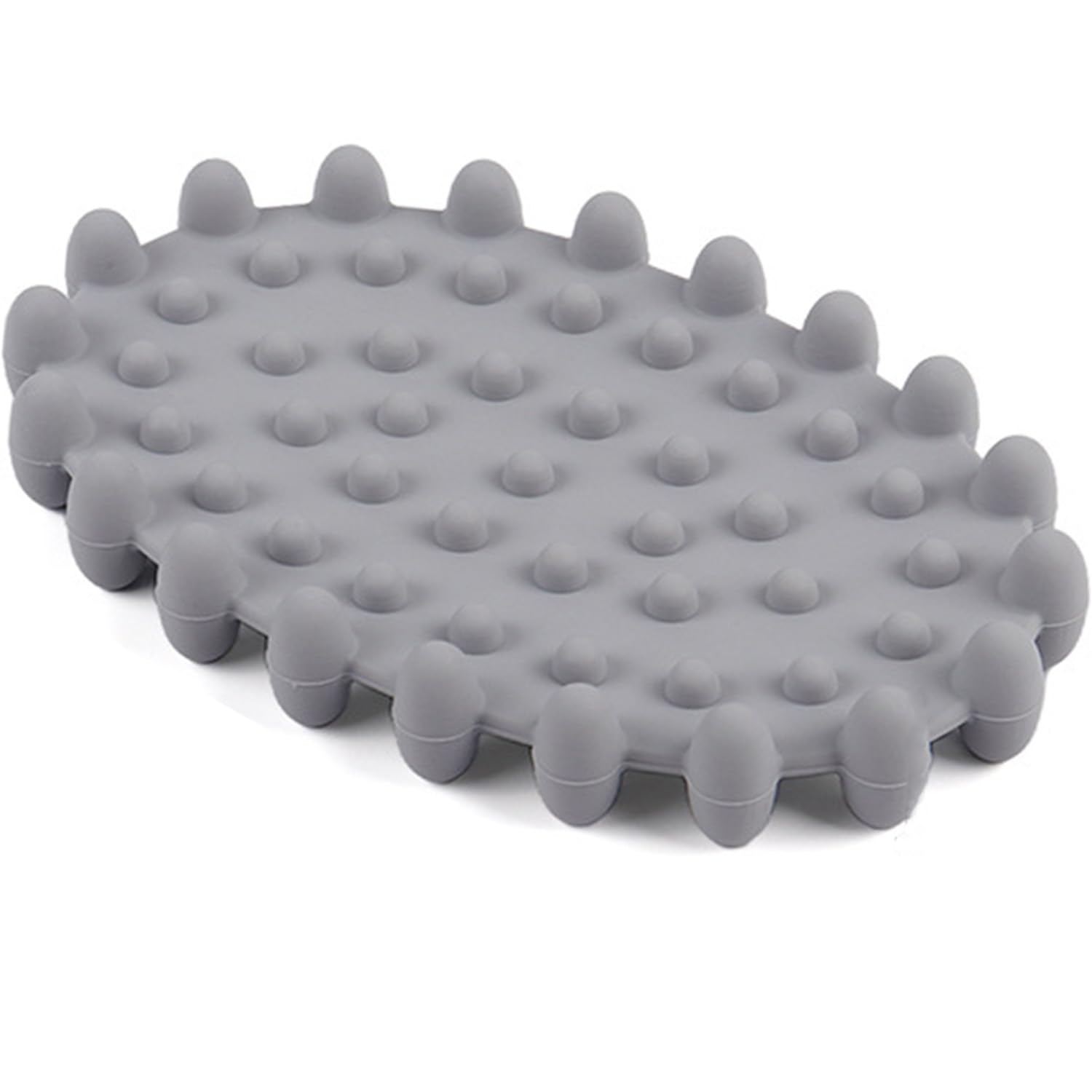 Photo 1 of Silicone Soap Dish with Drain, Bar Soap Holder for Shower,Bathroom and Kitchen Sink Organizer,Self Draining Waterfall Soap Tray (1)
