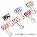 Small Floral Binder Clips Wedding Decorated DIY Paper Clip Manual Ribbon Metal Clip