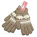 Naimo Women Thicken Snowflake Mitten Full Fingered Warm Gloves