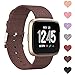 Sunnywoo Compatible Fitbit Versa/Versa Lite Edition Bands, Woven Fabric Breathable Watch Strap Quick Release Replacement Wristband Accessories Compatible Fitbit Versa Smart Watch Women Man