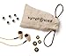 Symphonized NRG Deep Yellow Premium Genuine Wood in-Ear Noise-isolating Headphones with Mic