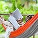 Touz Camping Travel Hammock, Lightweight Portable Parachute Hammock for Backpacking, Camping, Hiking, Travel, Beach, Yard - Holds 450 Lbs