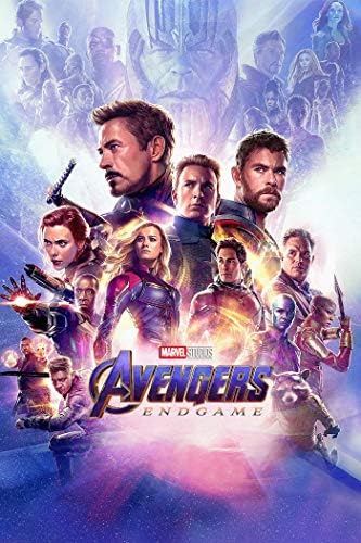 Black Creations Avengers Endgame 48 Poster Canvas Picture Art Print Premium Quality A0 A1 A2 A3 A4 (A4 Canvas (8/12))