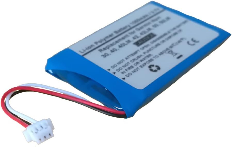 STARNOVO 3.7V 1050mAh Replace GPS Navigator Battery for Garmin Nuvi 30, 40, 40LM, 50, 50LM, Nuvi 52 52LM, Nuvi 65, 65LM - Image 3