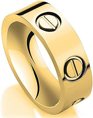 JoGray Titanium Steel Cubic Zirconia Couple Engagement Wedding Rings
