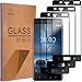 [3-Pack]-Mr.Shield for Nokia 8 [Japan Tempered Glass] [9H Hardness] [Full Cover] Screen Protector with Lifetime Replacement