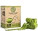 PLANET POOP - Compostable Biodegradable Dog Poop Bags Unscented - Cornstarch Earth Friendly - Highest Rated ASTM D6400 - Large with Handles, 240 Durable Leak Proof Pet Waste Bags - Supports Dog Rescue