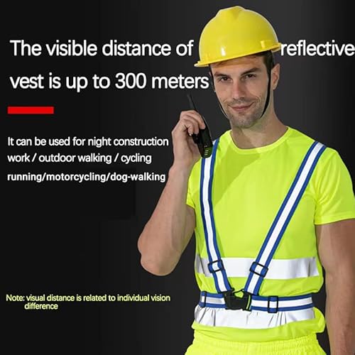 Evealyn Reflective Vest Running Gear 3Pack, Adjustable Reflective