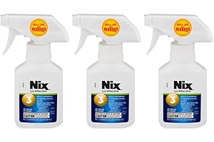 Nix Lice & Bed Bug Killing Spray for Home, Bedding & Furniture, 5 fl oz. (Pack of 3)