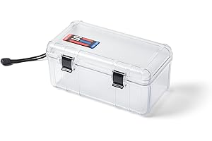 S3 CASE COMPANY S3 Cases T3500 Waterproof Dry Box Protetive Case - Mil Spec/USA Made/IP67 Waterproof/Lockable/Airtight/Smell Proof - for Phones, Wallets, Keys, Knives, Survival, Boating, Camping & Watersports