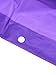 Mudder Adult Portable Raincoat Rain Poncho with Hoods and Sleeves (Purple)