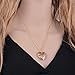 Haluoo_Jewelry Fashion Locket Necklace,Haluoo Vintage Hollow Heart Locket Necklace for Girls Personalized Locket Necklace That Holds Picture Long Stainless Steel Pendant Sweater Chain Necklace (Gold)thumb 1