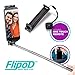 Flipod Selfie Stick All-in-one Universal Extendable Smart Adjustable Phone Cradle Selfie Mount Tripod Stand Device with Remote Control for iPhone X/iPhone 8/8 Plus/iPhone 7/iPhone 7 Plus/Gal