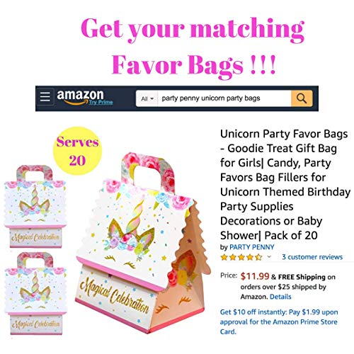 4 Unicorn+Party+Supplies+Kit+Decorations