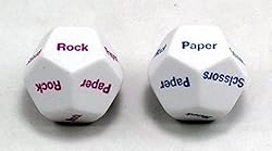 Koplow Games Rock Paper Scissors d12 Dice