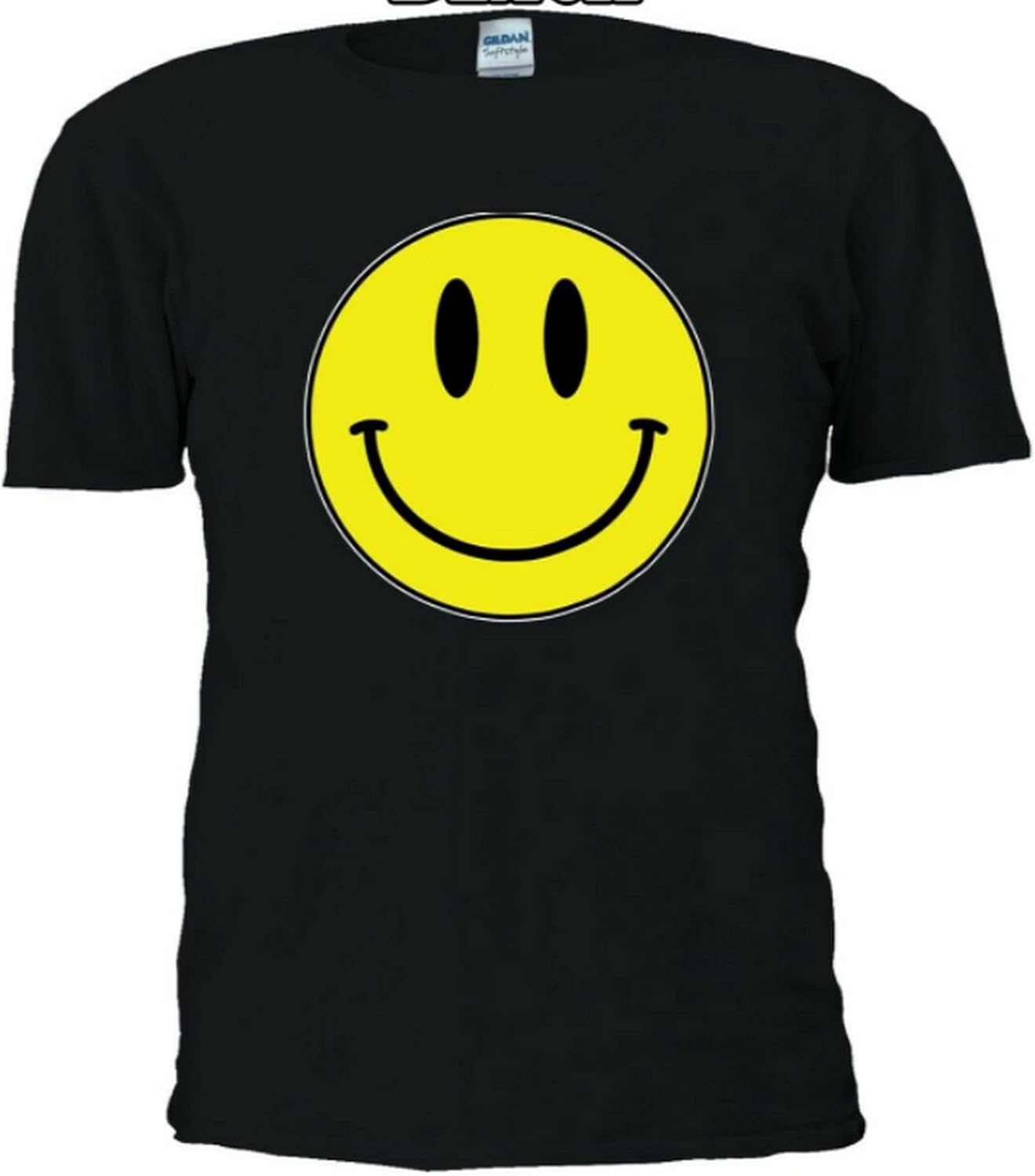 Acid Smiley Face Yellow House Rave Music 70's 80's TShirt
