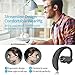 Bluetooth Running Headphones, Wireless V4.1 Sports Sweatproof Earphones Noise Cancelling Earbuds for Gym Built-in Mic Compatible with Samsung S9/S8 Note 8/7 and Android Smartphones (Black)