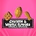 Purina Friskies Made in USA Facilities Cat Treats, Party Mix Chicken & Waffle Flavors - (Pack of 6) 6 oz. Pouches